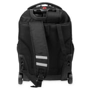 J World Boys And Girls Duo 18 Rolling Backpack And Lunch Bag For School And Travel, Black