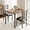 Retro color, variant on Anoncndin 3-Piece Modern Dining Set for 2 – Compact Square Table & Chairs with Sturdy Metal Frame,Easy Assembly,Space-Saving Kitchen Furniture – Ideal for Small Apartments or Breakfast Nooks
