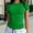 Green, variant on Danhjin Womens Tops Dressy Casual Summer Cute T-Shirts Trendy Ruffle Short Sleeve Loose V-Neck Tunic Tops