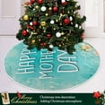 thumbnail image 6 of FMSHPON Rose Xmas Christmas Tree Skirt Stand Mat for Holiday Party Decoration Indoor Outdoor 36 inches, 6 of 6