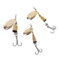 thumbnail image 1 of Blade Rotating Spinner Metal Lure Brass Artificial Spoon Bait Fishing Tackle, 1 of 4