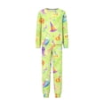thumbnail image 6 of Halloween Family Pajamas Set Long Sleeve Crew Neck, Soft Matching Halloween Pajamas with Ghost Skull Print, Cool Family Halloween Pajama Set Sleepwear, 6 of 6
