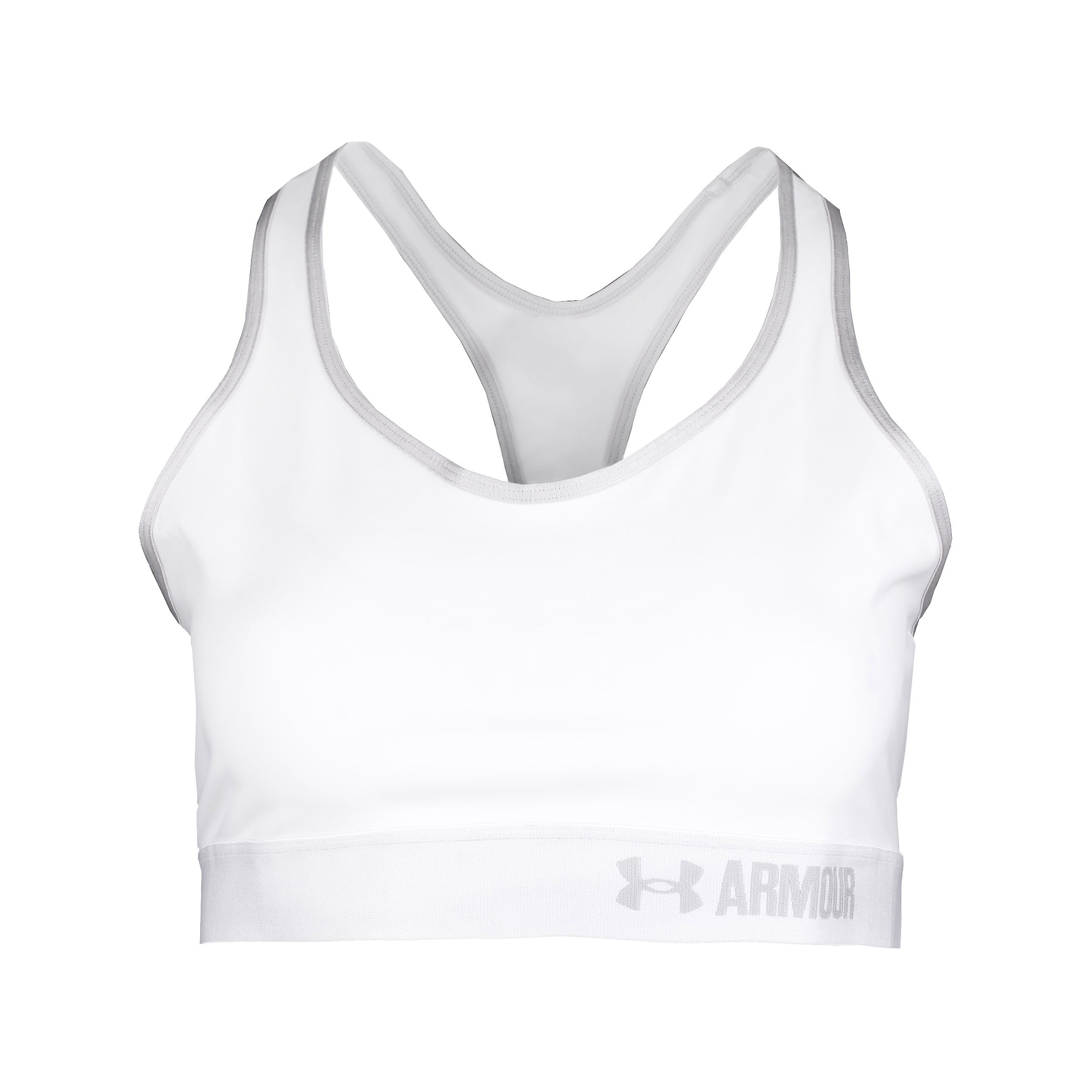 Under Armour Womens Mid Sports Bra White X-Small Palestine