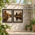 2framed Vintlake Landscape Wall Art(lake 12x16in Framed) - Walmart.com