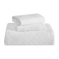 thumbnail image 2 of Superior 3-Piece Serenity Cotton Matelasse White Bedspread Set, Queen, 2 of 11