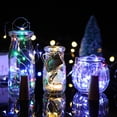 thumbnail image 2 of Labymos 4.5V 1.2W 2Meters 20 LED Copper Wire Fairy String Light 6 Pack Warm White, 2 of 8