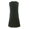 thumbnail image 6 of Bienzoe Girl's Cotton Stretchy School Uniform Jumper Dress XL Black, 6 of 10