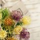 thumbnail image 4 of Flor artificial Bewildely 6X decoración de boda tamaño compacto amarillo, 4 of 6