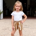 thumbnail image 3 of FRSASU Cotton Striped Shorts for Kids Summer Beach Vacation Casual BermudaBoys Girls Lightweight Shorts, 3 of 4