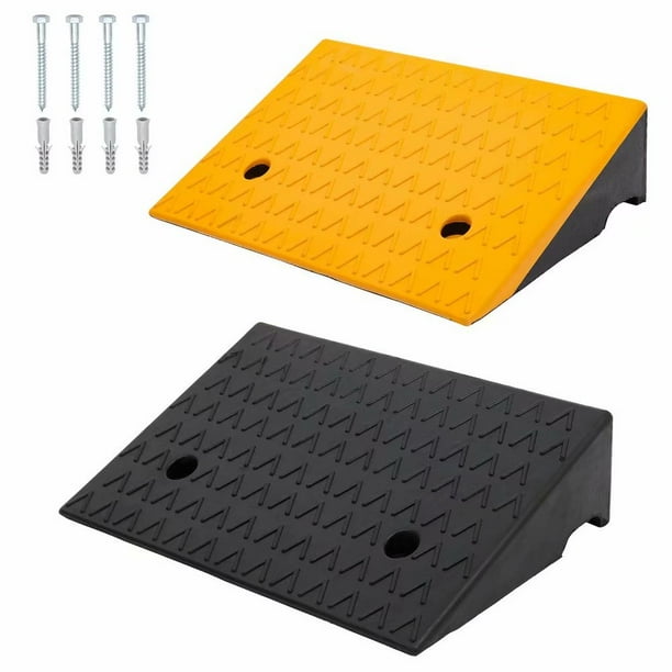2pcs Rubber Car Curb Ramps 5 Rise Portable Lightweight Threshold Ramp Set Heavy Duty Loading Slope Motorcycle Pad For Driveway Sidewalk Dock Com - Diy Sidewalk Ramp 2pcs Rubber Car Curb Ramps 5 Rise Portable Lightweight Threshold Ramp Set Heavy Duty Loading Slope Motorcycle Pad For Driveway Sidewalk Dock Com - Diy Sidewalk Ramp