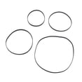 thumbnail image 2 of HLONK Courroie Plate en Caoutchouc de 5mm pour Tourne-Disque, 2 of 16