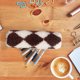 thumbnail image 5 of Diamond Plaid Makeup Box Plush Women Wash Pouch para regalos de vacaciones (café) Ndcxsfigh Cuidado Belleza, 5 of 7