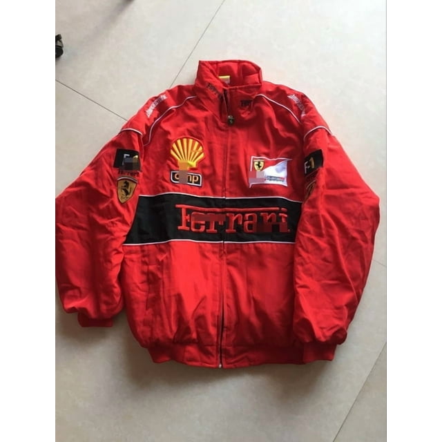 F1 racing jacket coat motorcycle equipment leisure coat full embroidery