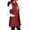 Wine, variant on IUYRTFE Women Longline Hooded Puffer Vest Zip Up Sleeveless Winter Coat with Pockets for Outdoor Travel Daily Wear