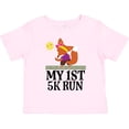 thumbnail image 3 of Inktastic 5k Run First Race Fitness Running Girls Toddler T-Shirt, 3 of 5