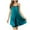 Green, variant on Jgppe Nightwear for Women Lace Chemise Ice Silk Comfy Sleeveless Camisole Dress Nightgown