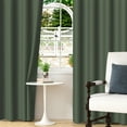 thumbnail image 3 of Lfeey Blackout Curtains for Bedroom, Set of 2 Panels, 52 x 84 inches, Dark Green, 3 of 6
