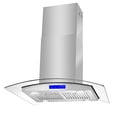 thumbnail image 6 of 30 in. Lumin Collection Ducted Island Range Hood in Stainless Steel, 6 of 10