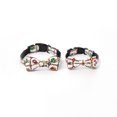 thumbnail image 3 of Conjunto de collar y bandana para mascotas Pajarita ajustable de muñeco de nieve navideño, 3 of 8