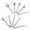 Argent, variante sur 10 Pcs/ensemble HSS Titane Dremel Routage Fraisage Rotatif Coupe-Dossiers Rotatif Bois