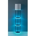 thumbnail image 4 of Simplee Adesso Keely 56.83" Pull Chain & Lotus App Color Changing 3-Shelf Floor Lamp, 4 of 20