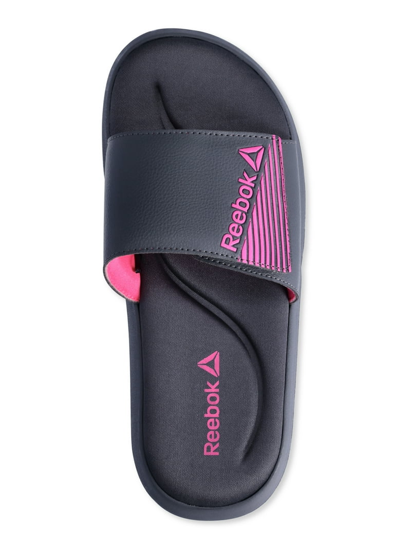 Reebok Women's Adjustable Memory Foam Slides