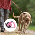 thumbnail image 2 of Unique Bargains 1 Pc Dog Face Style Pet Leash Scaling Dog Leash for Dog 9.84ft Long Pink, 2 of 6