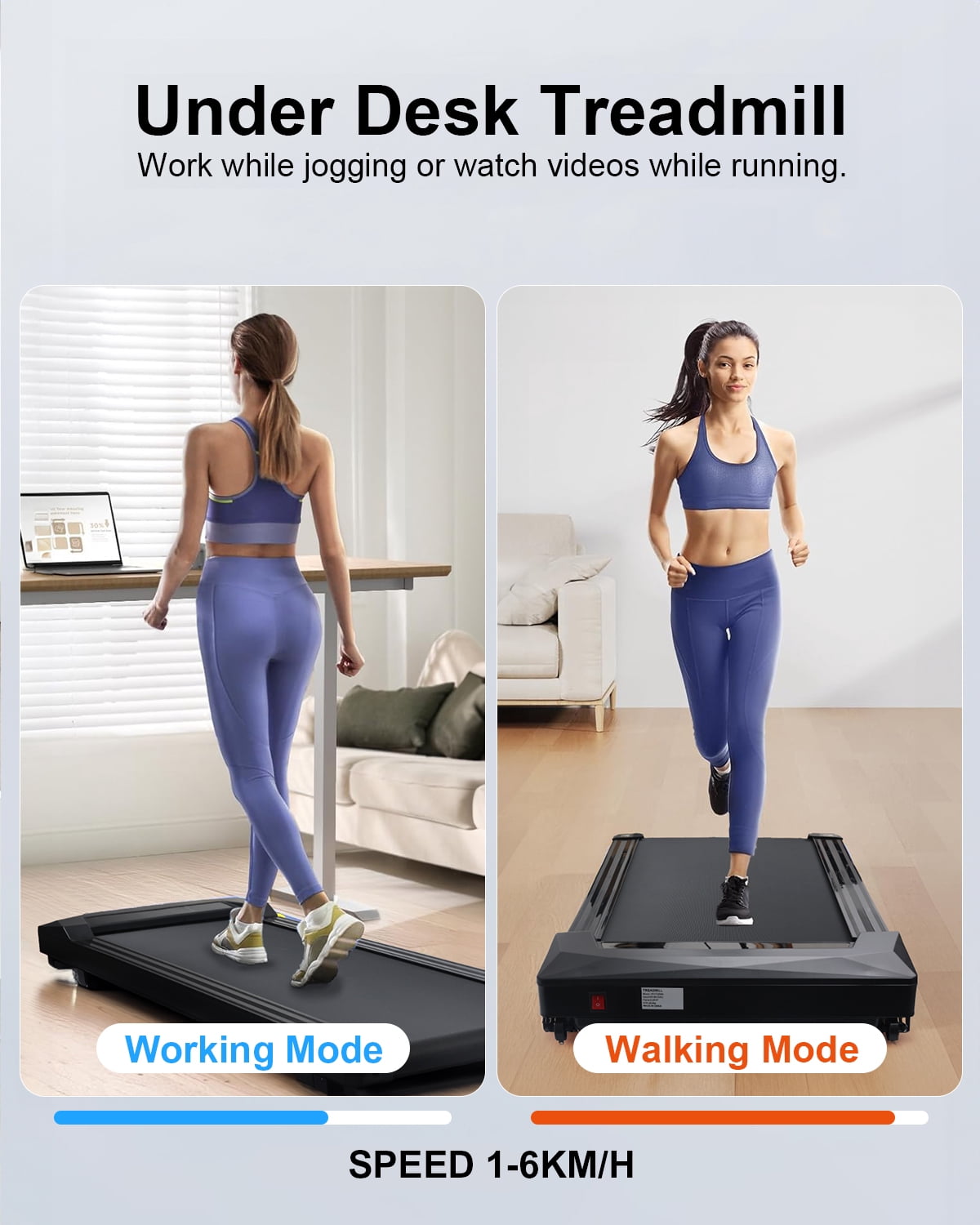 Upgo PBJ01 Walking Pad Under Desk Treadmill