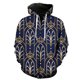 thumbnail image 1 of Sudadera con capucha y cremallera con estampado geométrico abstracto para hombre, gran oferta 2024, informal, divertida, fresca, unisex, estilo hip hop, Harajuku, para adolescentes., 1 of 6