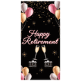 thumbnail image 4 of LUUFILx Happy Retirement Party Banner Backdrop Celebration Background Decorations Photography Props Balloons Cheers Event Supplies Retirement Party, 4 of 8