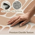 thumbnail image 6 of ODIKA 4'x6' Beige Geometric Stone Washable Area Rug Artistic Modern Design With Shapes for Home Office, Under Desk, Non-Slip Chair-Friendly, Flatwoven, 6 of 7