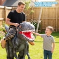 thumbnail image 2 of MAGOTAN Halloween Inflatable Dinosaur Costume Adult,Blow Up T Rex Suit Men Women, Halloween Adults Funny Blow Up Lightweight & Flexible for Cosplay, Parades, 2 of 7