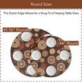 thumbnail image 3 of LAMINET Elastic Fitted Table Cover - Medallion - Large Round - Fits Tables up to 45 - 56” Diameter, 3 of 6