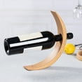 thumbnail image 4 of NWOKYZGH Single Wine Bottle Holder, Natural Bamboo Personalized Wine Rack,Self Balancing Display Wine Rack On Tabletop, Cabinet Etc, 4 of 6
