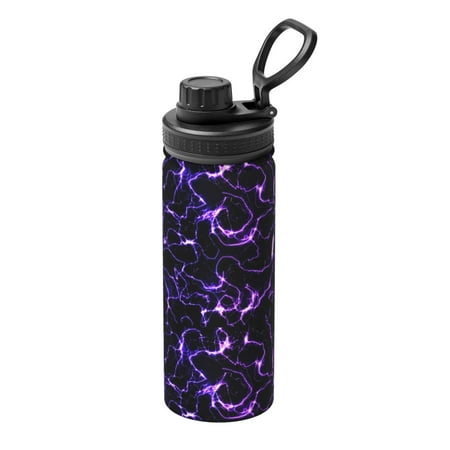 

Balery Galaxy Lightning Pattern 18oz Sports Insulated Kettle Stainless Steel Sports Insulated Kettle Leak-proof Water Bottle For Running Hiking Cycling Climbing Water Bottle