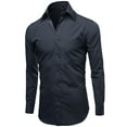 thumbnail image 2 of FashionOutfit Men's Regular Fit Dress Shirt, 2 of 6