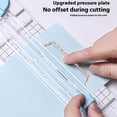 thumbnail image 2 of relayinert Portable Papercutter 4 1 Cutters With Bi Directional Cutting Function Cutter With Anti Accuracy DIY Enthusiasts Sky Blue, 2 of 6