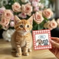 thumbnail image 4 of Hola, mejor amigo. Sellos transparentes de silicona con forma de animales: gato y perro., 4 of 9