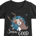 thumbnail image 3 of Frozen - Winter - Up To Snow Good - Toddler & Youth Girls Short Sleeve Graphic T-Shirt, 3 of 5