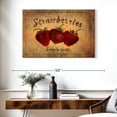 thumbnail image 3 of Elephant Stock Tasty Strawberries Wall Art - Horizontal Canvas Wall Art - Living Room Wall Decor - Food And Drink Canvas - Orange And Brown Decor - 39" x 26", 3 of 8