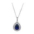 thumbnail image 3 of Collar con colgante de gota para mujer, joyería novedosa, collar para compromiso Azul, 3 of 8