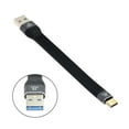 thumbnail image 2 of FVH 10Gbps USB 3.1 Type C Male to USB3.0 Type A Male Flat Slim FPC Data Cable 13cm for Laptop Phone, 2 of 7