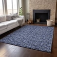 thumbnail image 6 of Addison Rugs Mayfield Washable Transitional Floral Navy Rectangle Rug, 10' x 14', 6 of 6