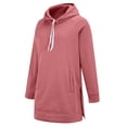 thumbnail image 3 of Certgust Hoodies for Women Loose Hoodie Long Hooded Tops Ladies Sweatshirt Sweater Asymmetric Blouse with Relaxed Fit for Trendy Everyday Casual Wear, 3 of 5