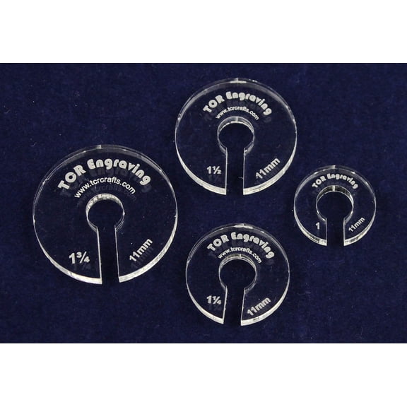 4 Hopper Foot Offsets for 11mm Foot - Template - Quilting