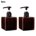 thumbnail image 1 of 2Pcs 8oz/250ml Plastic Amber Pump Bottles for Hand Liquid Soap Shampoo, 1 of 11