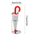 thumbnail image 5 of COFEST Innovation Umbrella Tea Lobby Household Stainless Steel Tea Isolation and Hanging Tea Filter Tea Brewery Green, 5 of 7