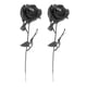 thumbnail image 1 of Rosas artificiales con globos oculares para disfraz de Halloween, centro de mesa gótico negro, 1 of 9