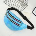 thumbnail image 1 of Riñonera láser para correr, bandolera para mujer, bolso de pecho reflectante para exteriores, bolso de playa, bolso de cajero personalizado moderno para hombre y mujer, 1 of 6