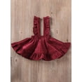 thumbnail image 3 of Cenuakty Baby Girls Suspender Skirt ,1T-6T Solid Color Sleeveless Backless Dress for All Year Round, 3 of 9